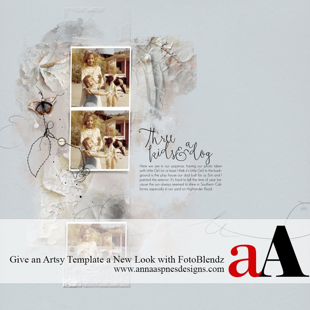 Tutorial | Give an Artsy Template a New Look with FotoBlendz