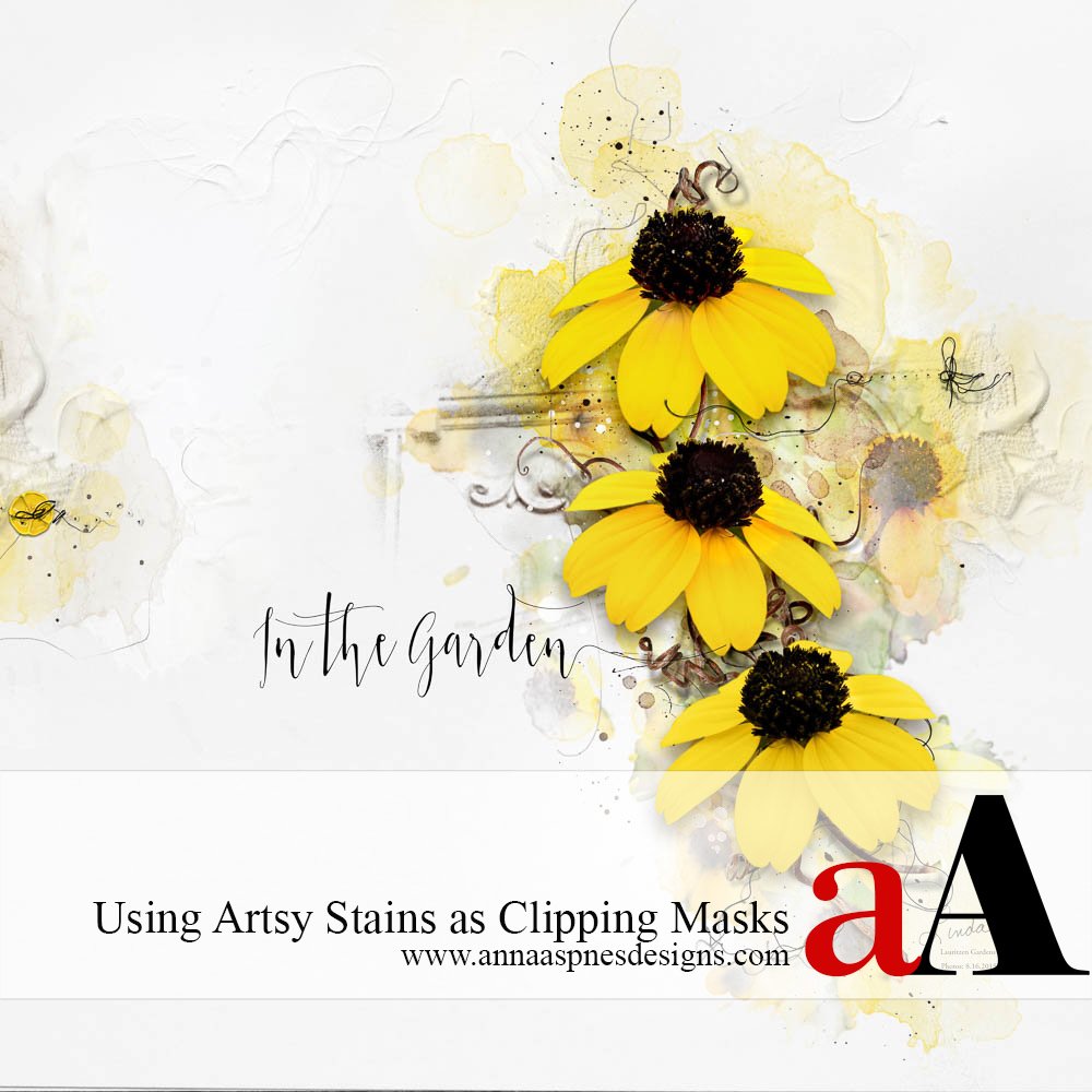 Using Artsy Stains as Clipping Masks