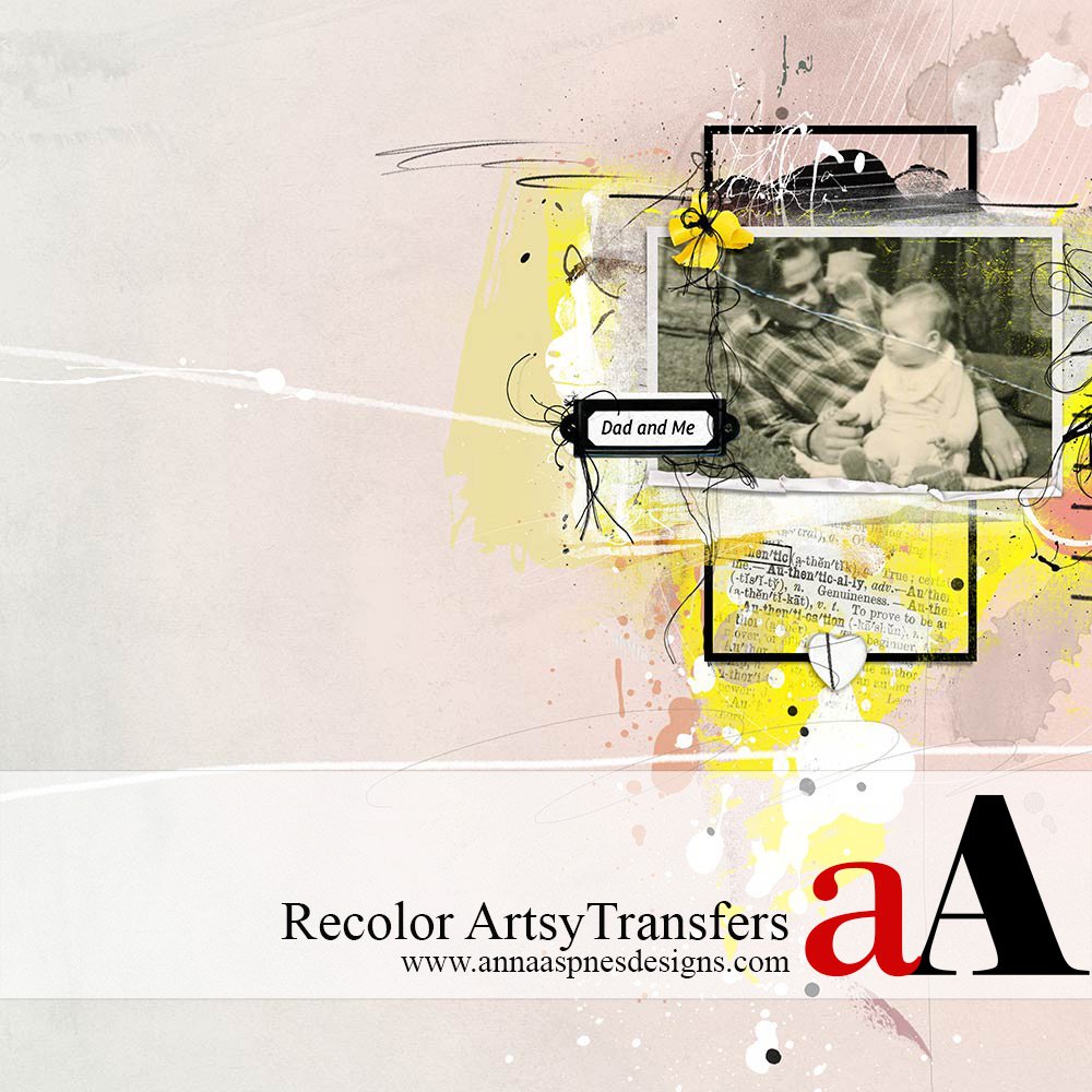 Recolor ArtsyTransfers in Adobe Photoshop Tutorial