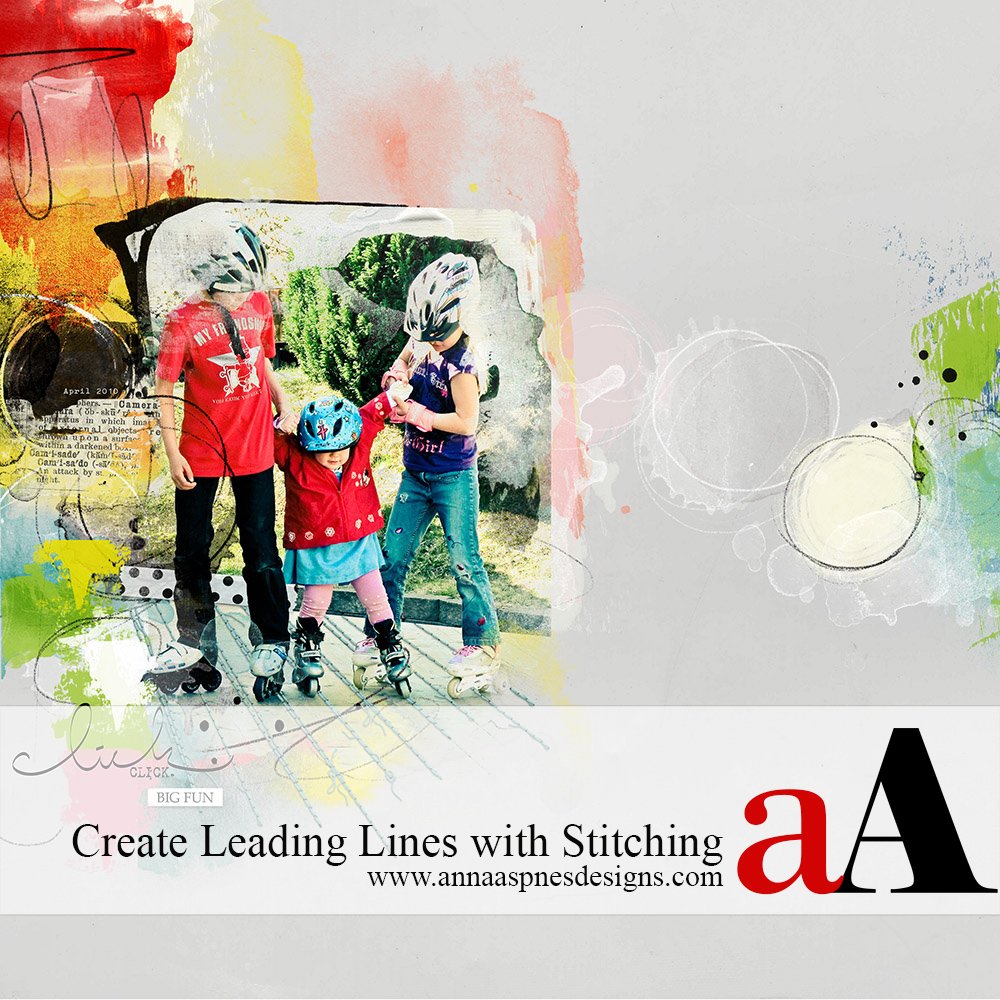 Leading Lines with Digital Stitching