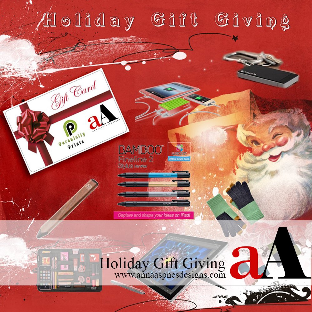 Holiday Gifts for Artsy Digital Scrapbooking