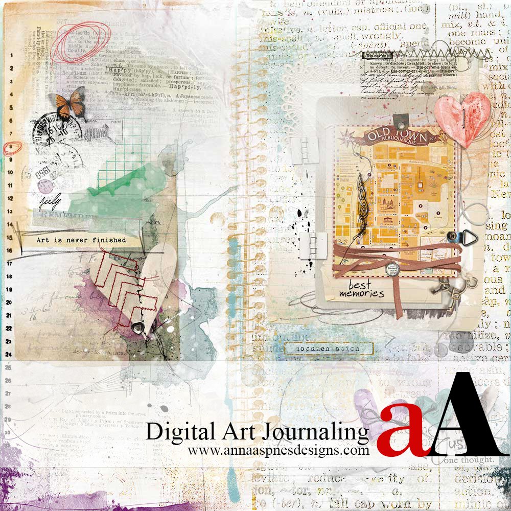 3 Step Digital Art Journaling