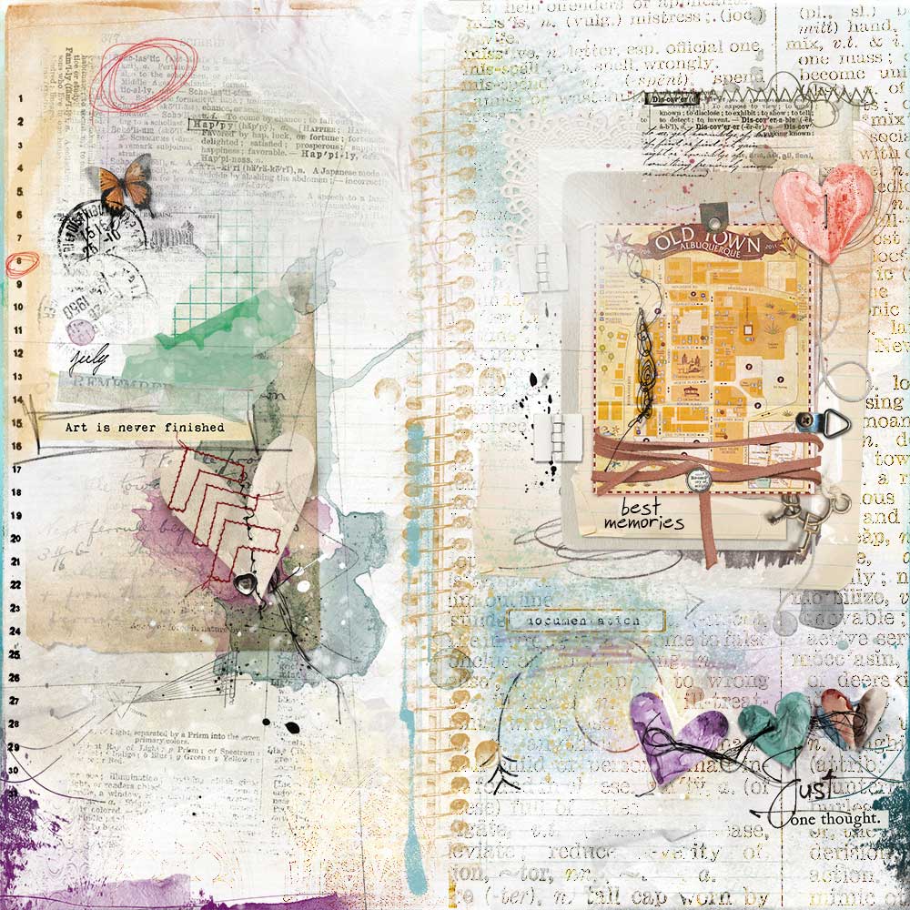 3 Step Digital Art Journaling - Anna Aspnes Designs