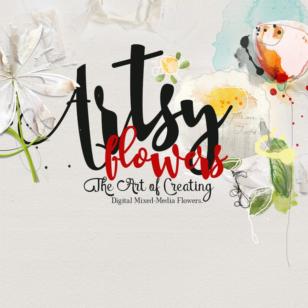 ArtsyFlowers Class is NOW On SALE