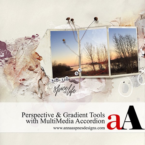 Perspective and Gradients with Accordion Frames