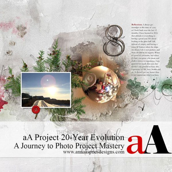 aA Digital Scrapbook Project 20-Year Evolution