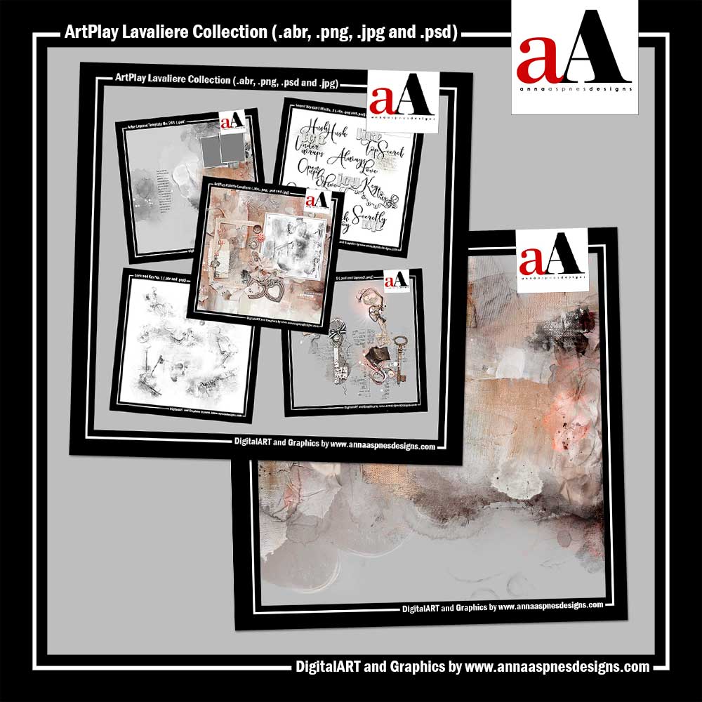ArtPlay Lavaliere Digital Scrapbook Collection by Anna Aspnes Designs