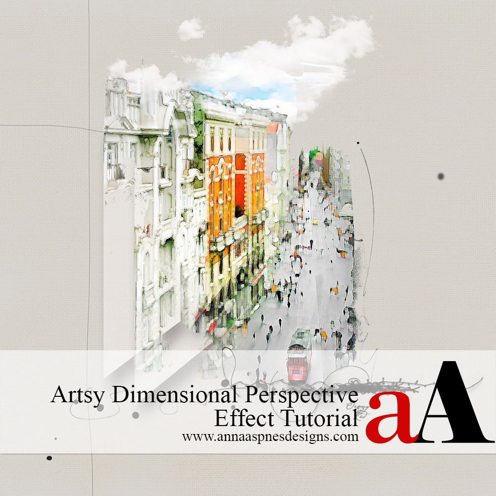 Artsy Dimensional Perspective Effect Tutorial
