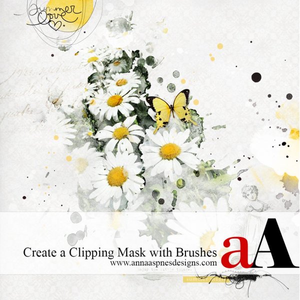 Create a Clipping Mask with Brushes