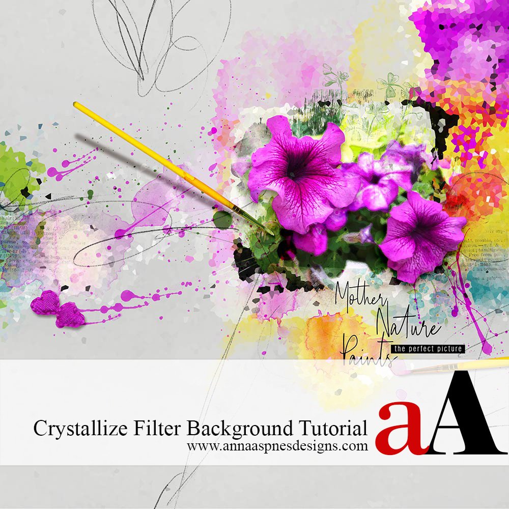 Crystallize Filter Background Tutorial