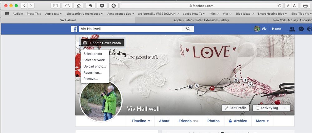 Create an Artsy Facebook Cover