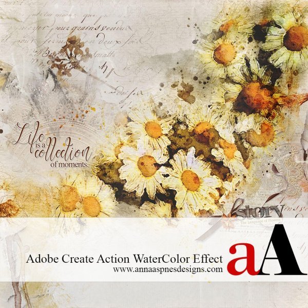 Adobe Create Action WaterColor Effect