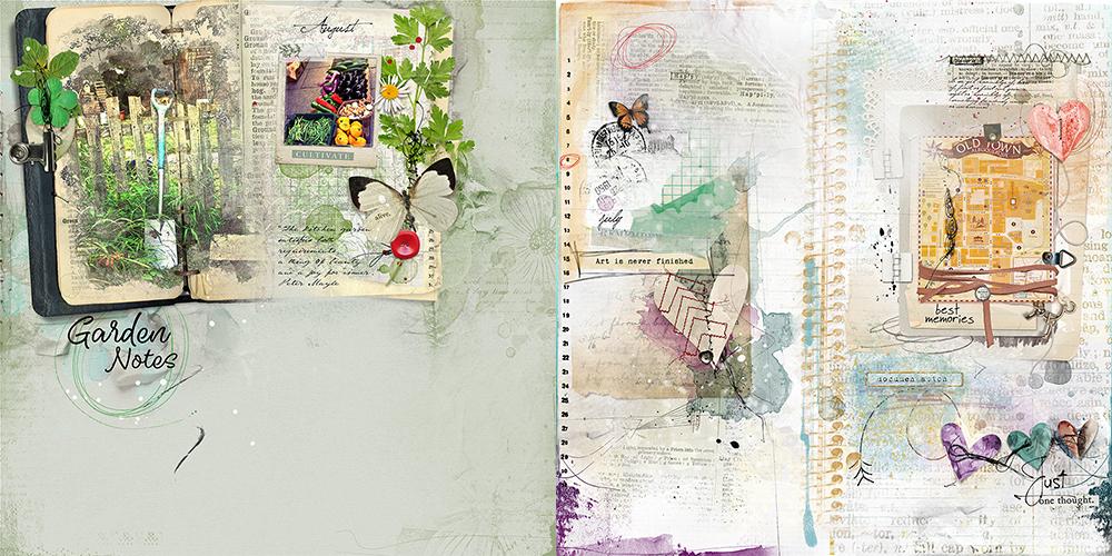 Organize Art Journal Supplies, Organize Collage Images