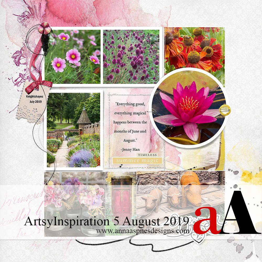 ArtsyInspiration 5 August 2019