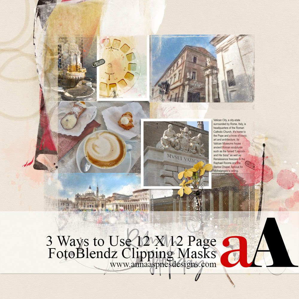 3 Ways to Use 12 x 12 Page FotoBlendz