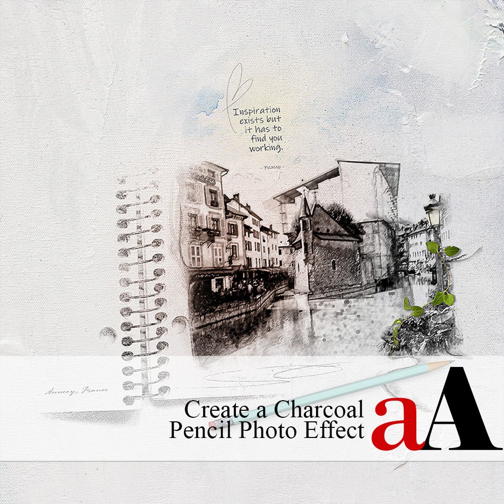 Create a Charcoal Pencil Photo Effect