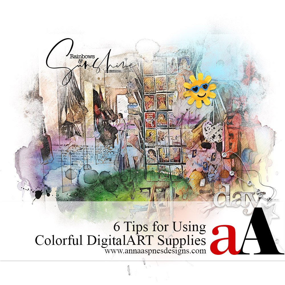 6 Tips for Using Colorful DigitalART Supplies