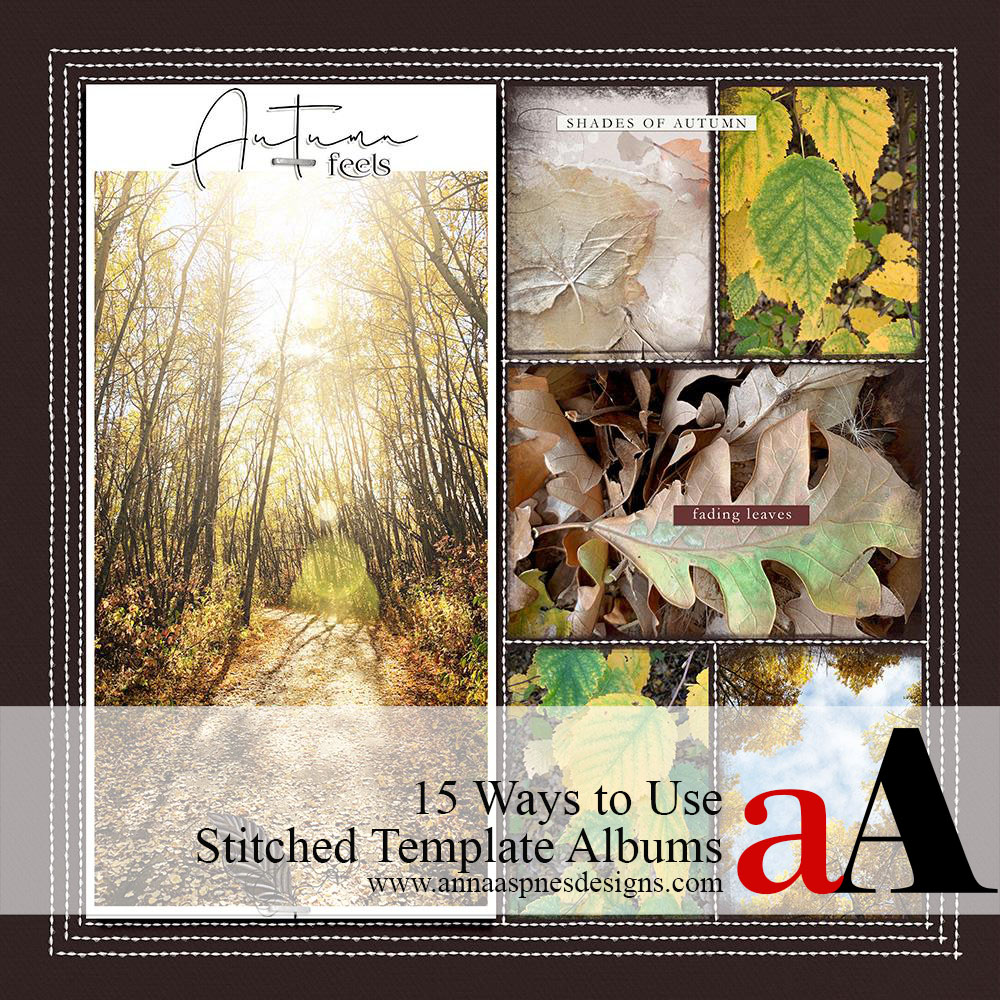15 Ways to Use Stitched Template Albums