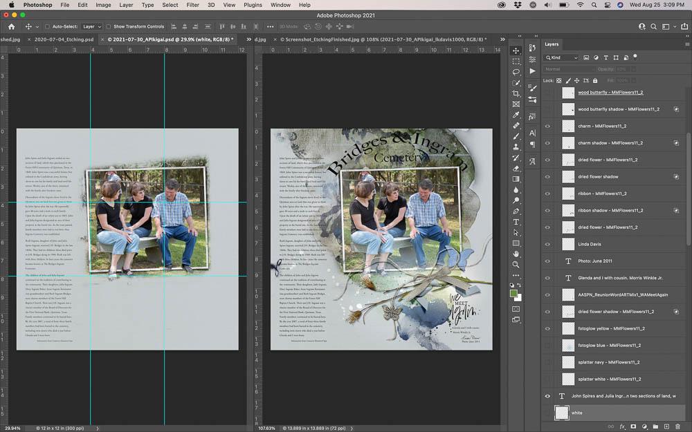 Using Guides in Digital Scrapbooking Layout Design
