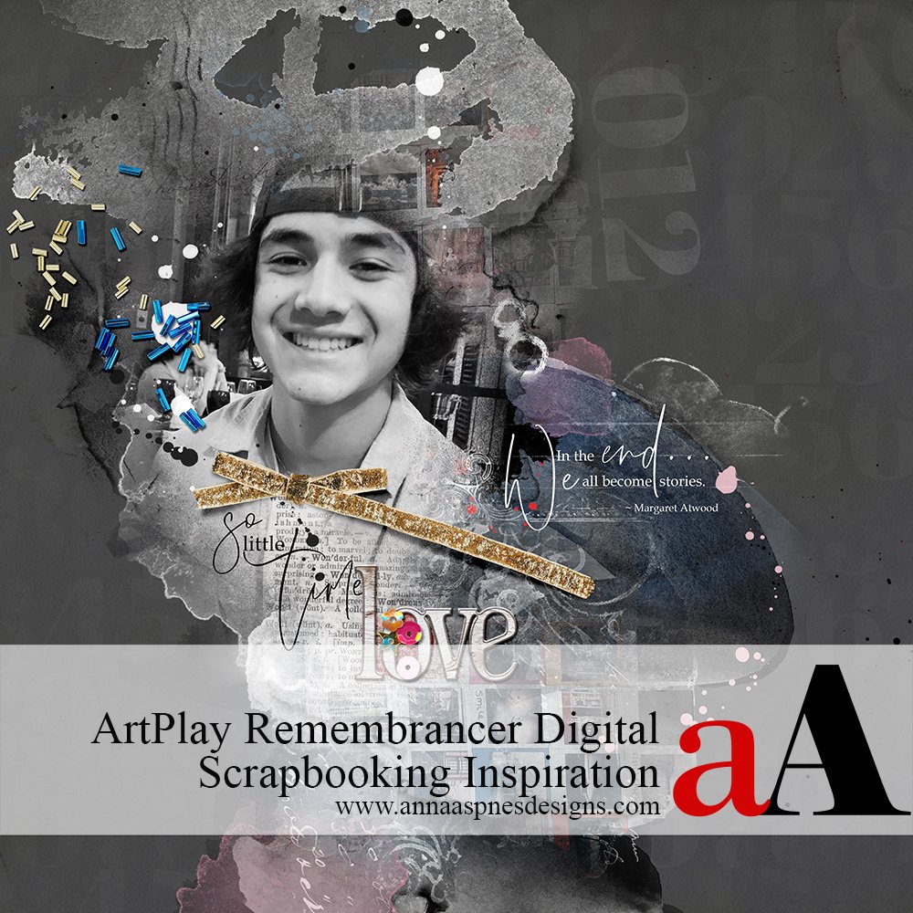 ArtPlay Remembrancer Digital Scrapbooking Inspiration