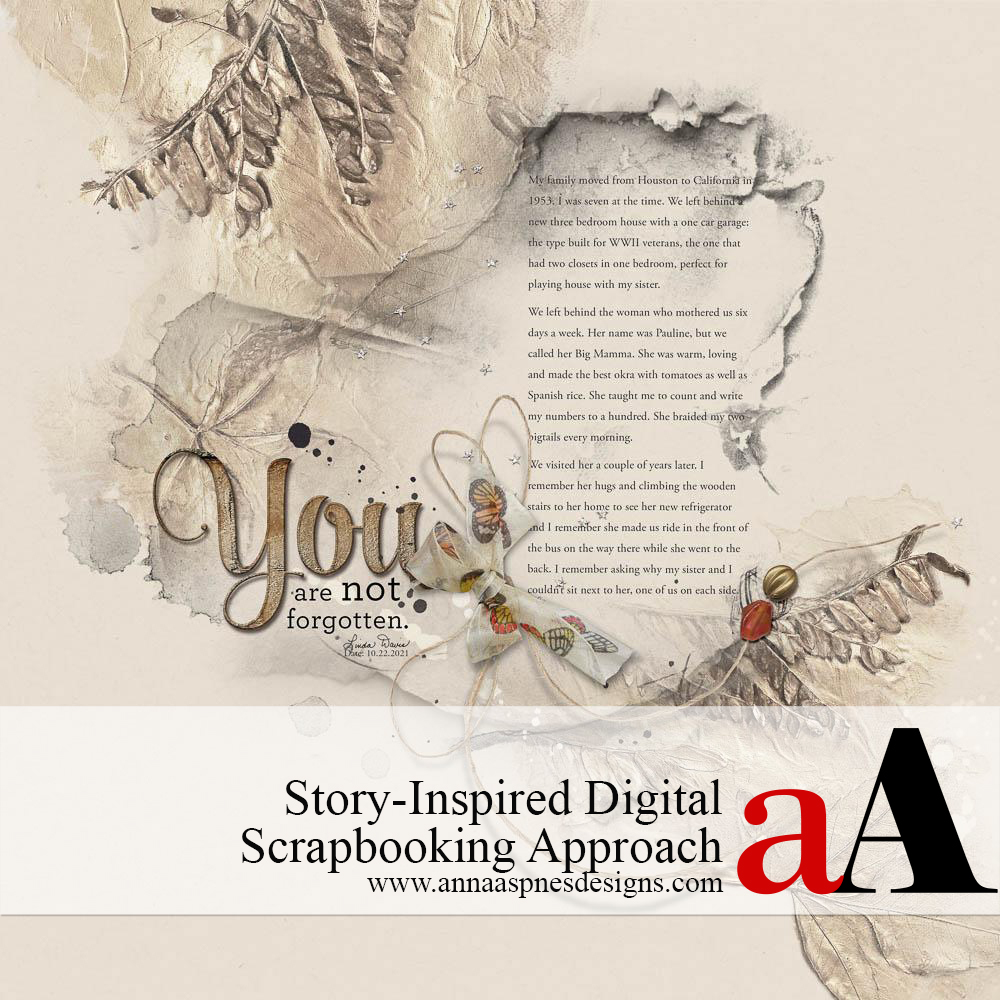 Story-Inspired Digital Scrapbooking Approach