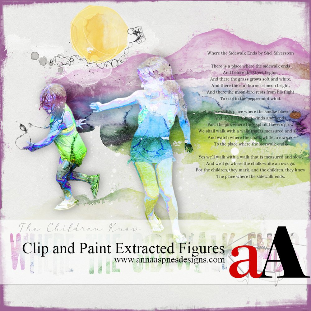 Clip and Paint Extracted Figures