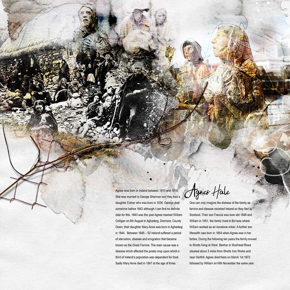 Anna Aspnes Digital Scrapbook ArtPlay Inspiration Feuillemort Fiona Kinnear Heritage Layout