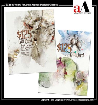 Anna Aspnes Classes $125 GiftKardz